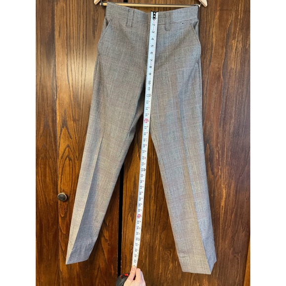 Black and Maroon Plaid Austin Reed of Regent Street Wool Suit - Picture 12 of 15